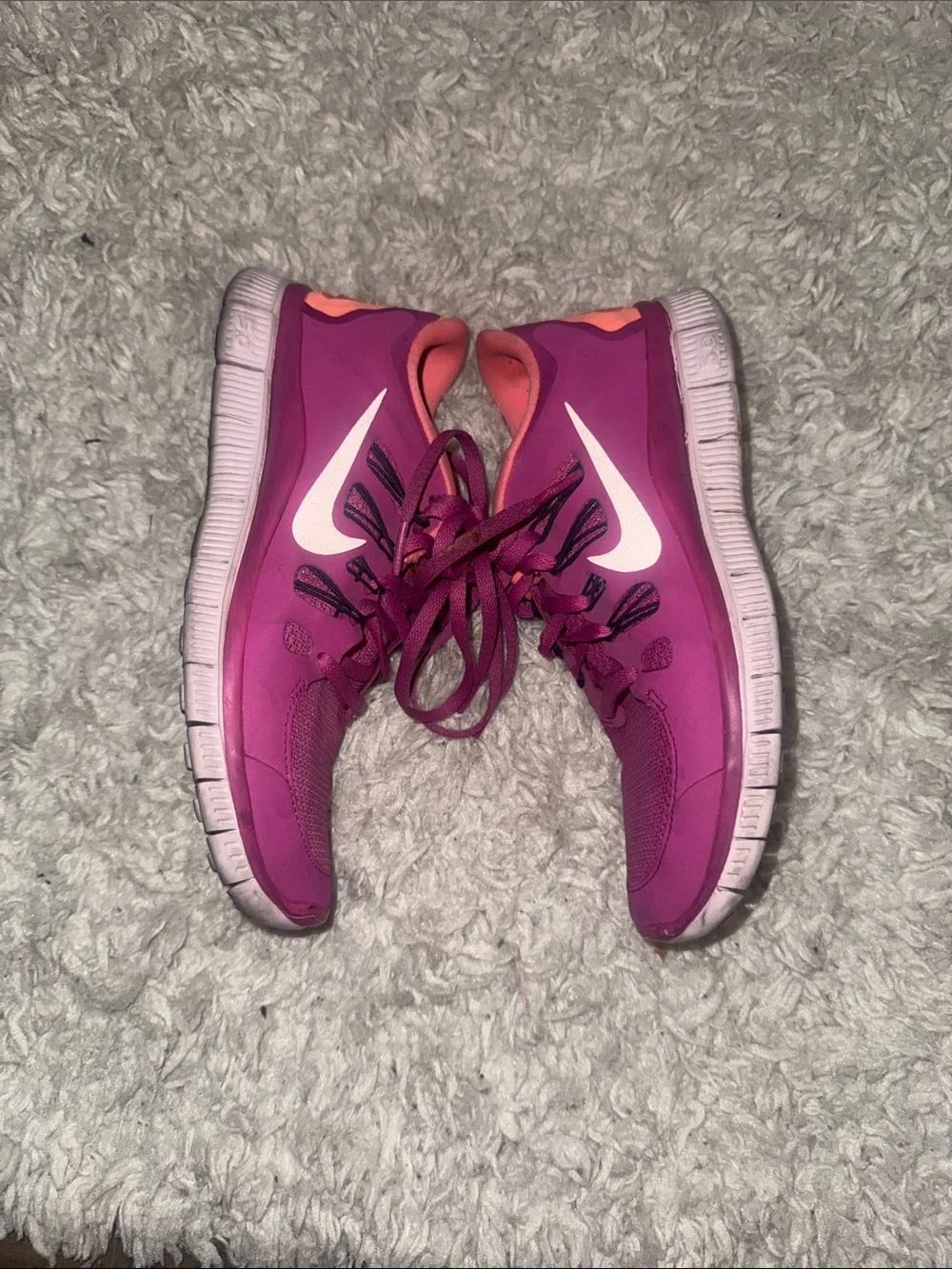 Women's Nike Free Pink Athletic Shoes